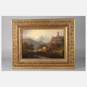 Kirsch, Romantische Sommerlandschaft mit Burg