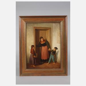 Louis Neustätter, ”Vor der Schule”