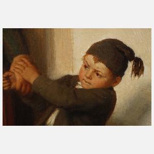 Louis Neustätter, ”Vor der Schule”