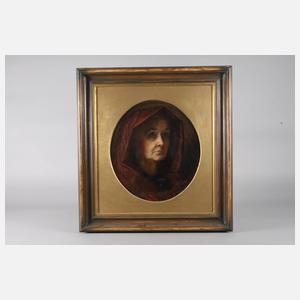 Luise Pfeiffer, Alte Frau mit Kapuze