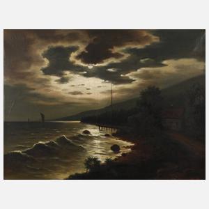 Anton Pick, Mondnacht am Meer