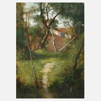 Karl Robiczek, attr., Gartenecke111