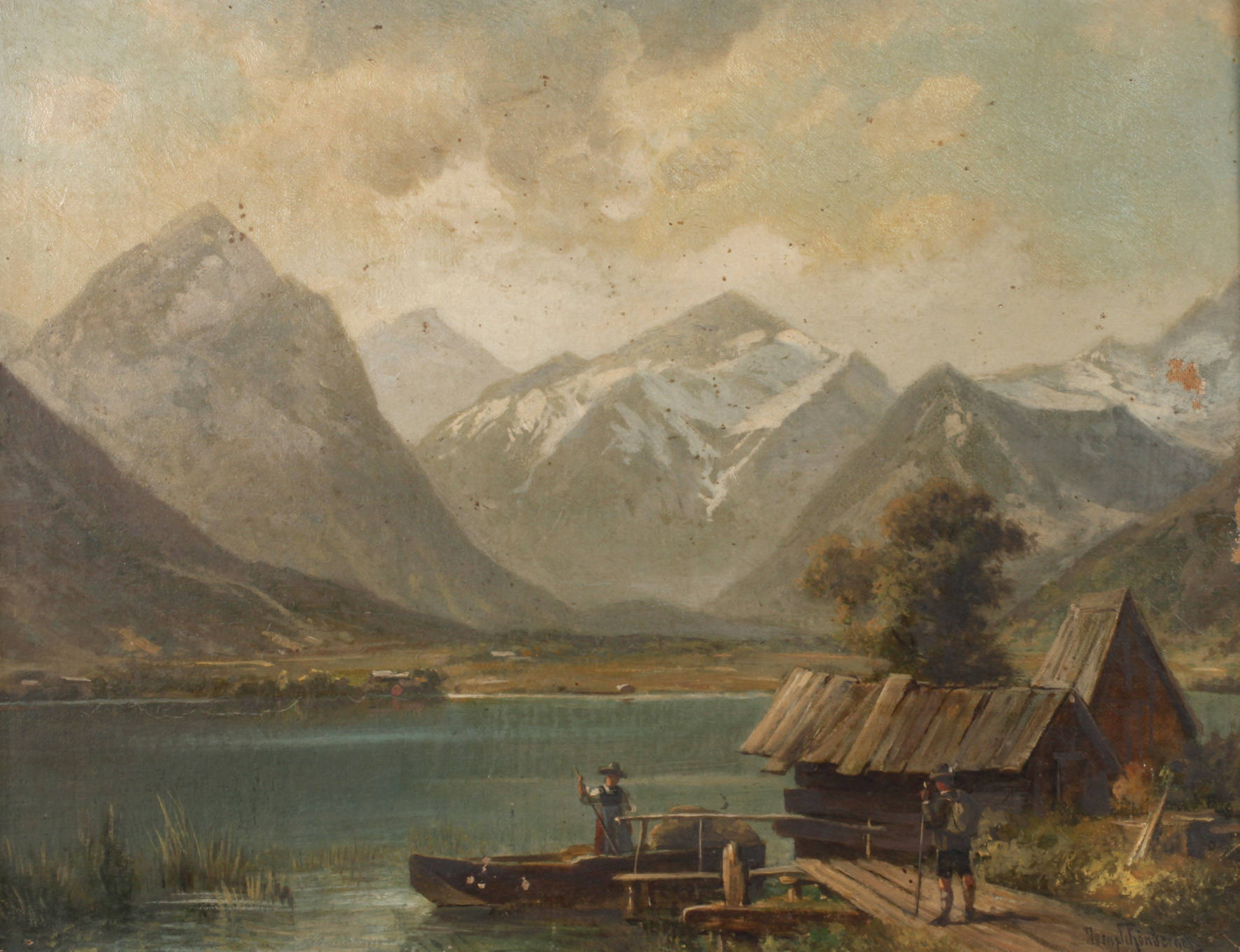 Alfred von Schönberger, ”Achensee in Tyrol”