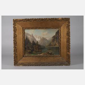 Alfred von Schönberger, ”Dürrensee mit Monte Cristallo ...”