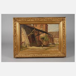 Karl Weysser, ”Innenhof des Marstalls”