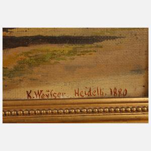 Karl Weysser, ”Innenhof des Marstalls”