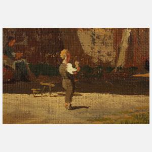 Karl Weysser, ”Innenhof des Marstalls”