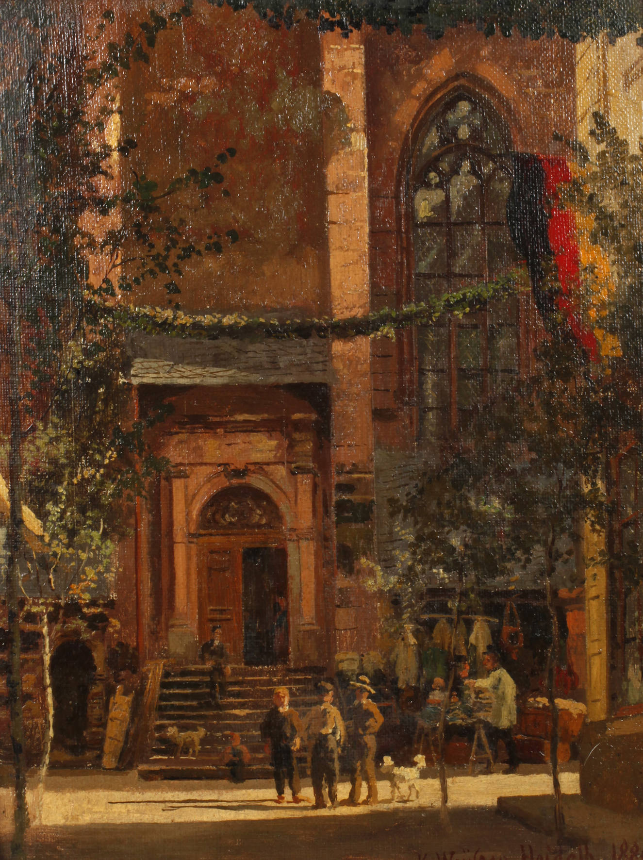 Karl Weysser, ”Nordportal der Heiliggeistkirche”