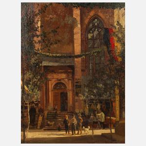 Karl Weysser, ”Nordportal der Heiliggeistkirche”