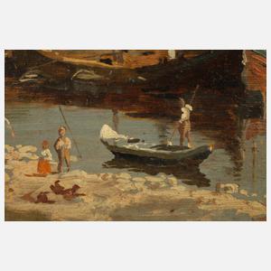 Karl Weysser, ”Schiffe in Neckarsteinach”