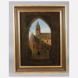 Stille Andacht im Klostergarten