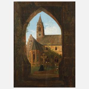 Stille Andacht im Klostergarten