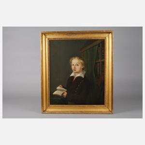 Jungenportrait Biedermeier