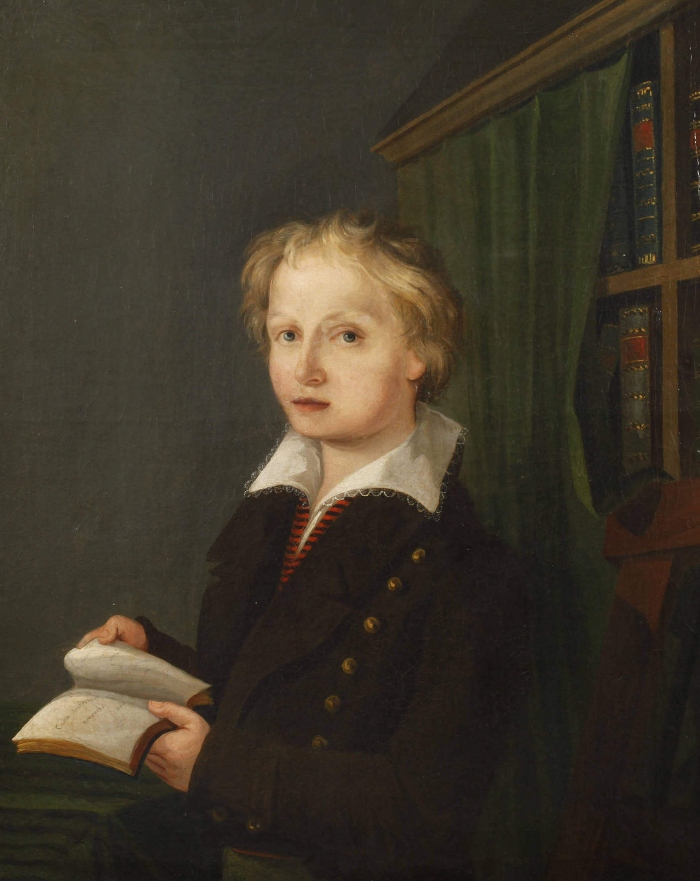 Jungenportrait Biedermeier