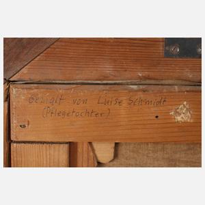 Portraitpendants Prof. Wilhelm Peters und Gattin