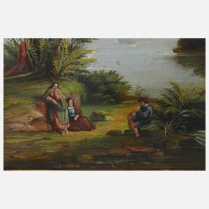 Landschaft mit Ruhenden