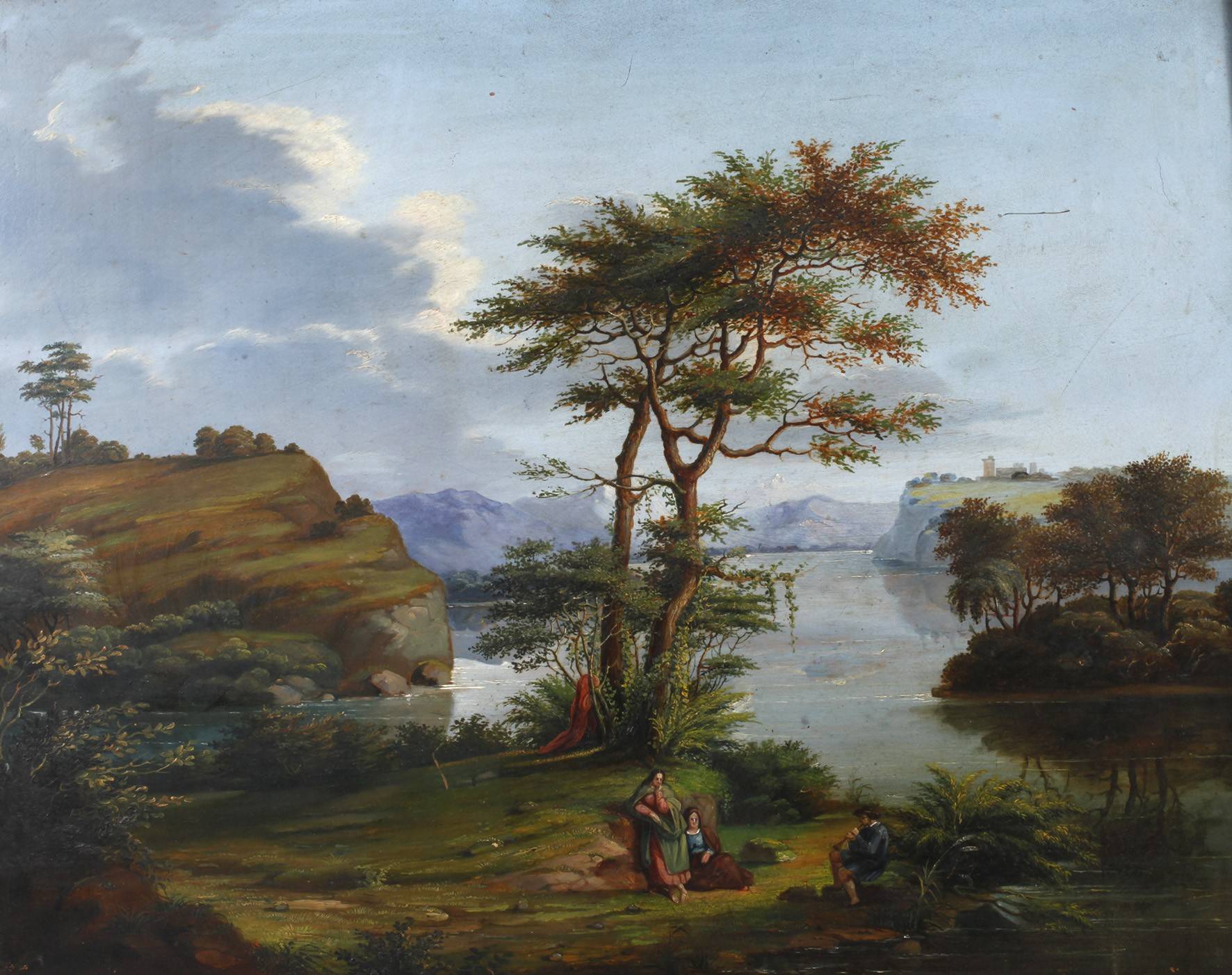 Landschaft mit Ruhenden