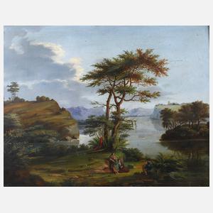 Landschaft mit Ruhenden