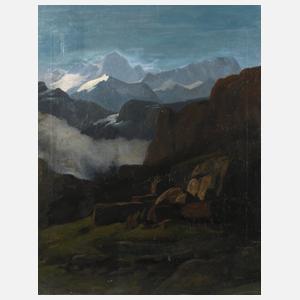 Sommerliche Hochgebirgslandschaft