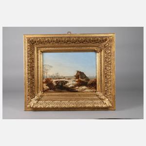 Niederdeutsche Landschaft im Winter