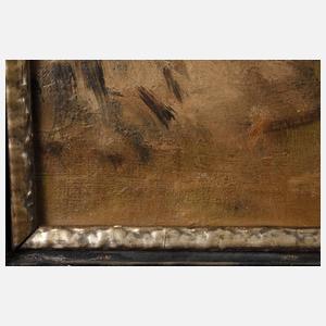 Abendsonne über römischer Campagnalandschaft