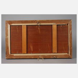 Steppenstraße mit Ruinen