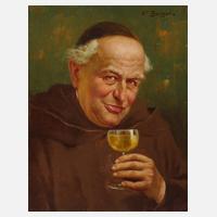 F. Berger, Trinkender Mönch111