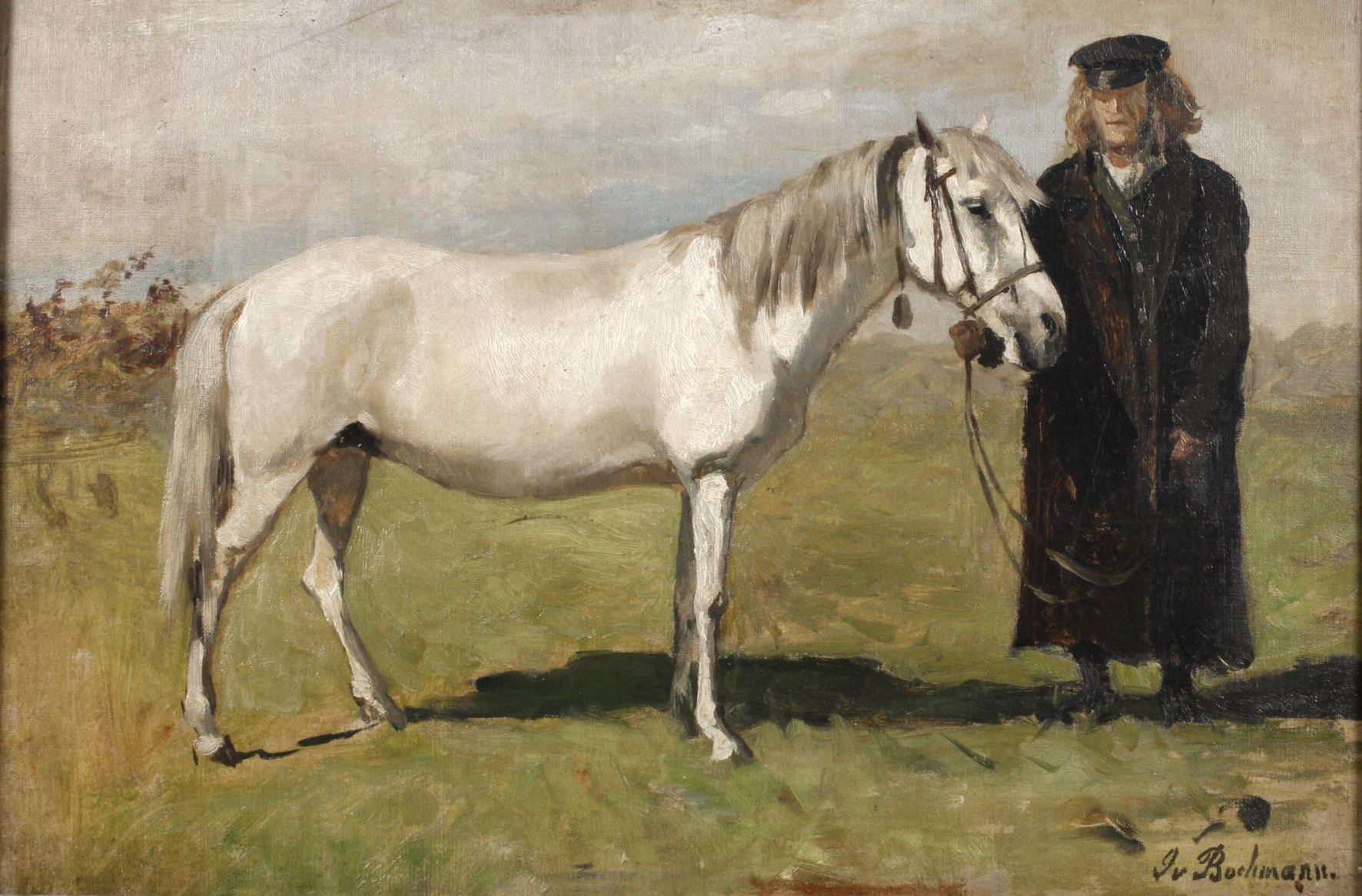 Prof. Gregor von Bochmann der Ältere, Bauer mit Pferd