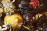 Calzolari, Altmeisterliches Früchtestillleben mit Orangenblüten