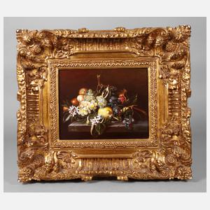 Calzolari, Altmeisterliches Früchtestillleben mit Orangenblüten