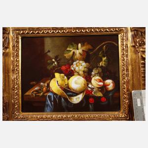 Calzolari, Altmeisterliches Früchtestillleben mit Zitrone