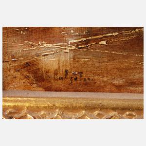 Calzolari, Szene vor dem Stadttor nach Brueghel