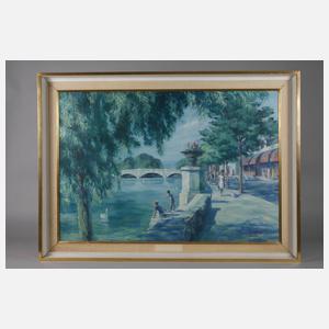 Maurice Campbell-Taylor, Promenade am Fluss