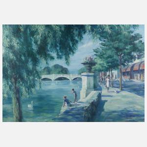 Maurice Campbell-Taylor, Promenade am Fluss