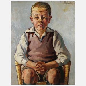 Mateo Cristiani, Sitzender Junge