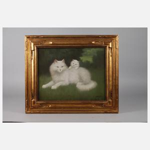 Béla Czene der Ältere, Katzenbildnis