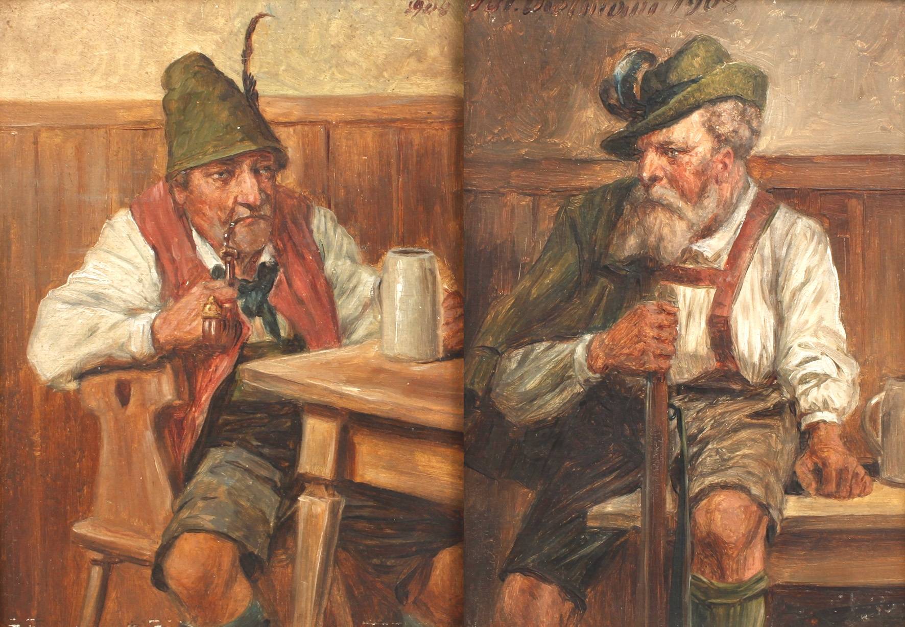 Julius Dielmann, Paar Jägerbilder