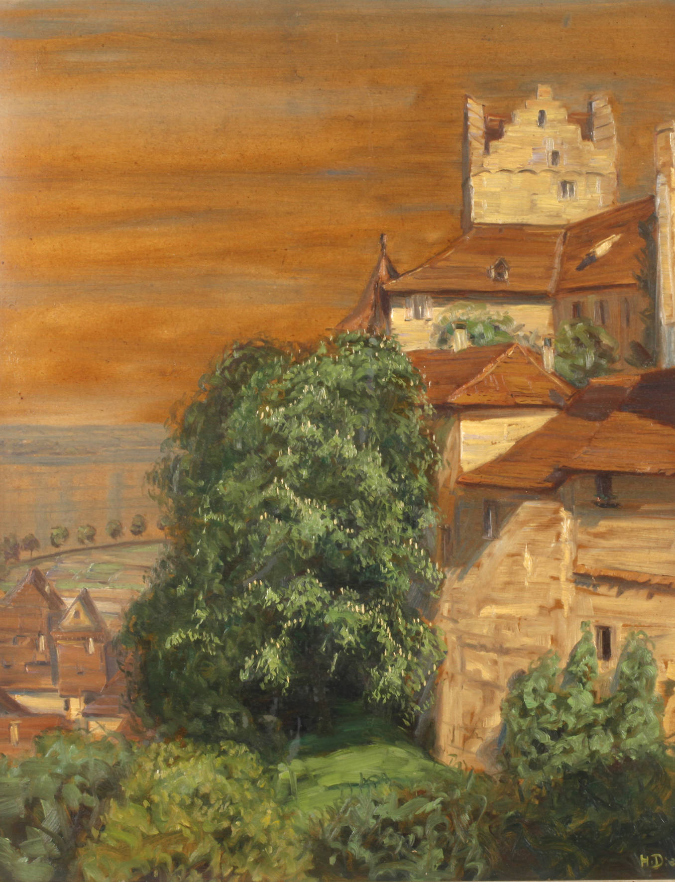 Hans Dieter, Ansicht Meersburg am Bodensee