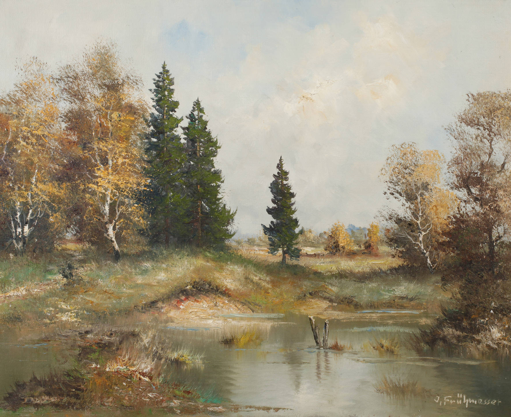 Joseph Frühmesser, Am Waldtümpel