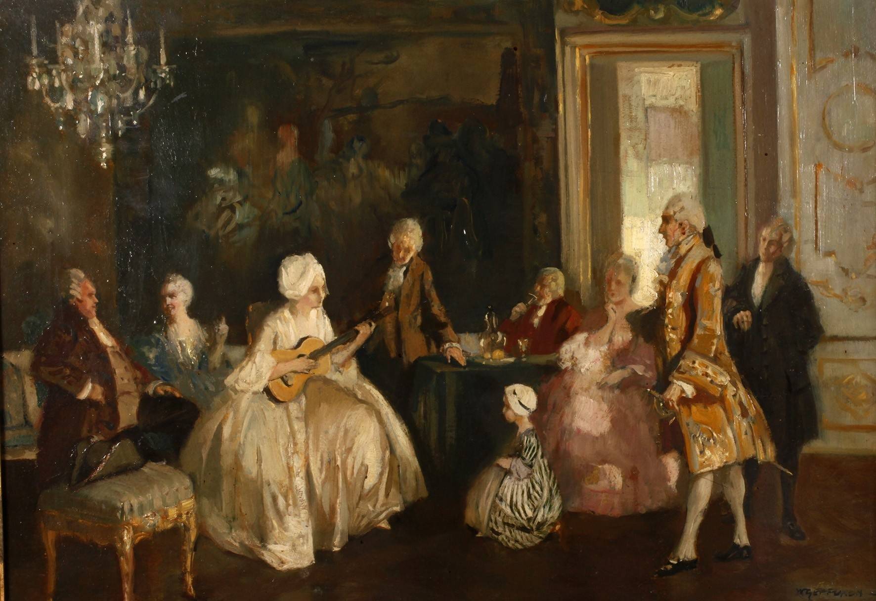 Prof. Walter Geffcken, Barocke Tafelrunde