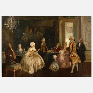 Prof. Walter Geffcken, Barocke Tafelrunde