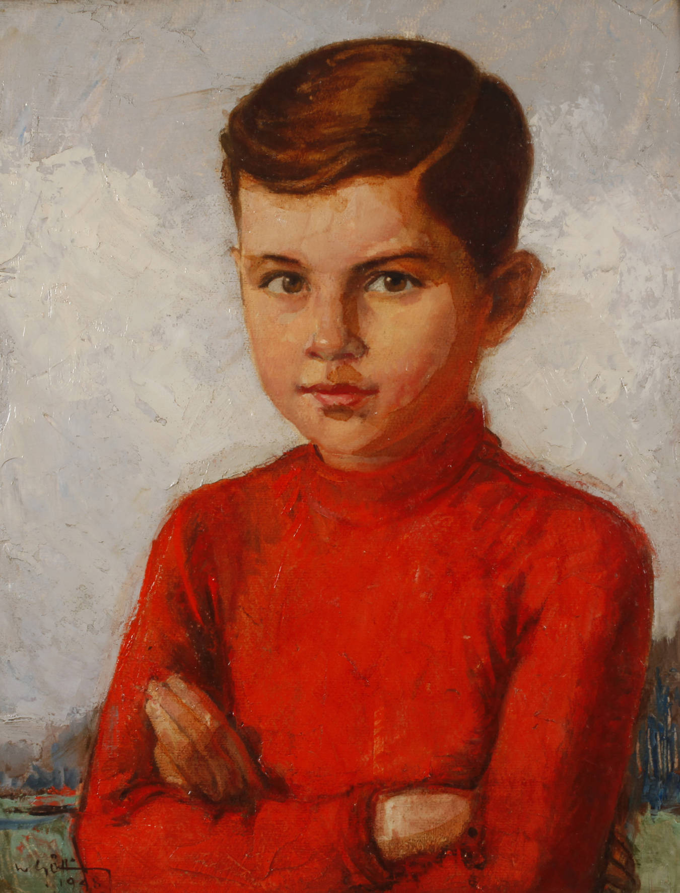 Wilhelm Götting, Jungenportrait