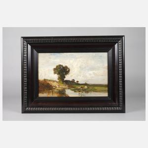 Fritz Halberg-Krauss, Sommerlandschaft mit Kühen