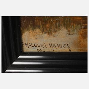 Fritz Halberg-Krauss, Sommerlandschaft mit Kühen