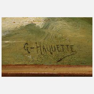 Georges Haquette, Vor dem Unwetter