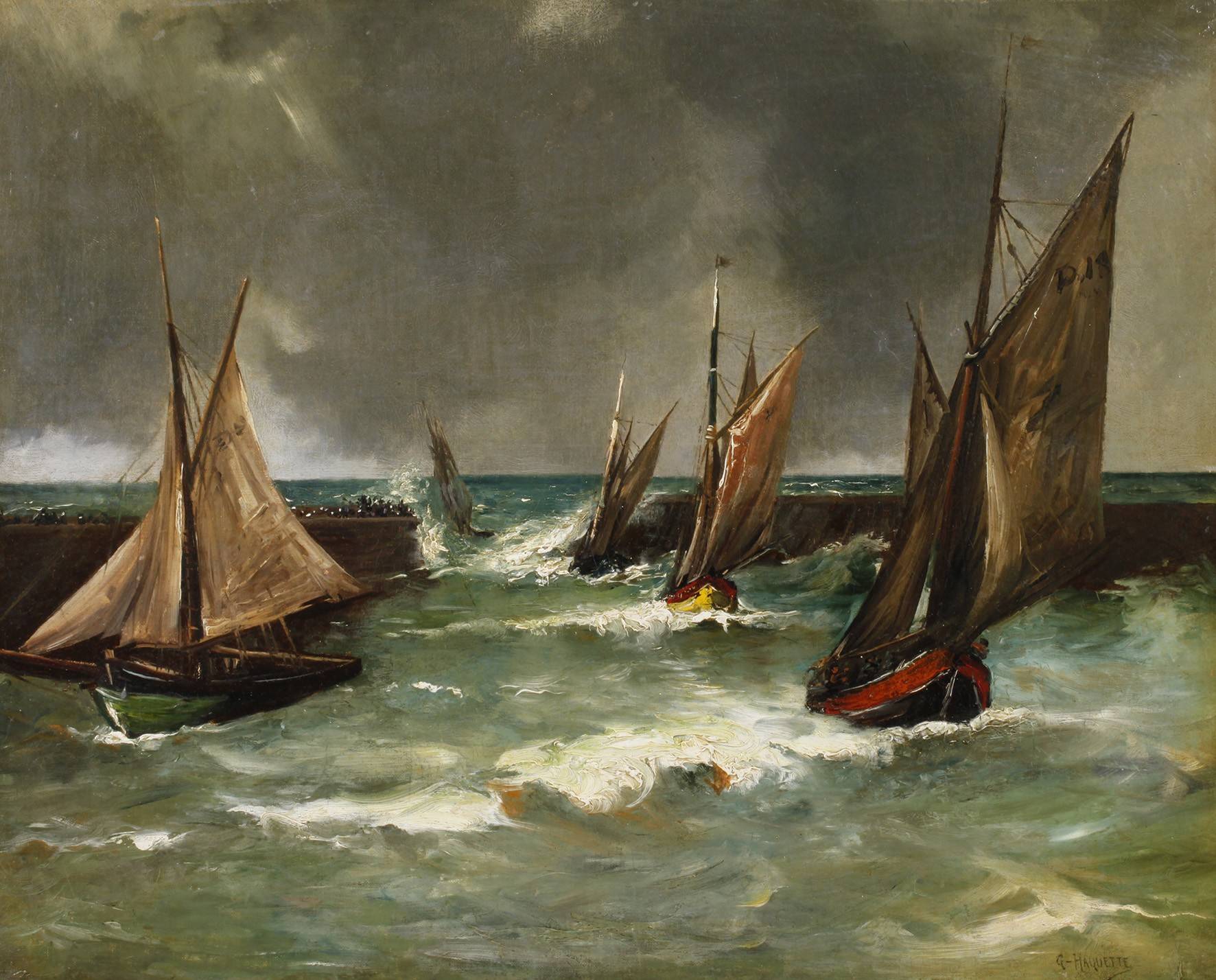 Georges Haquette, Vor dem Unwetter
