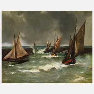 Georges Haquette, Vor dem Unwetter