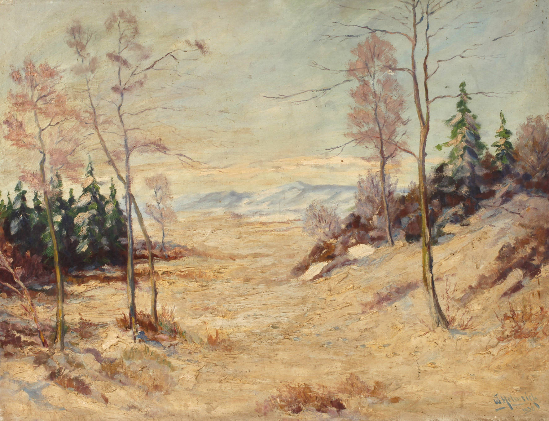 Walter Helmrich, Winterlandschaft