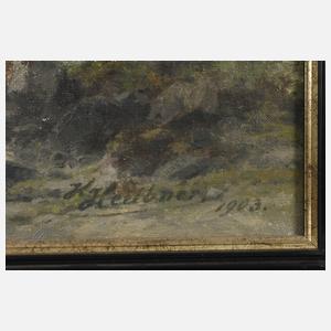 Hermann Heubner, Alpine Landschaft