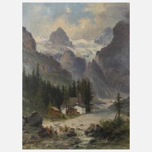 Hermann Heubner, Alpine Landschaft